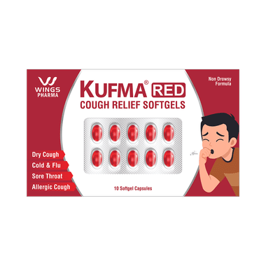 Kufma Red Cough Relief Softgels