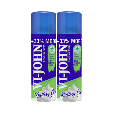 Vi-John Buttery Cool Shaving Foam (400gm Each)