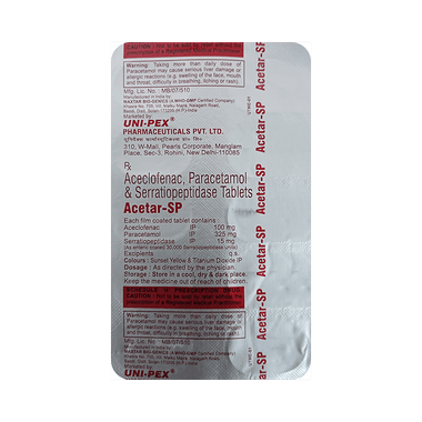 Acetar-SP Tablet