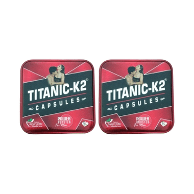 Titanic K2 Power Booster Capsule For Men (6 Each)