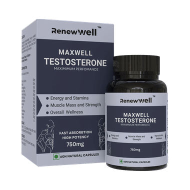 Renewwell Maxwell Testosterone(60 Capsule Each)