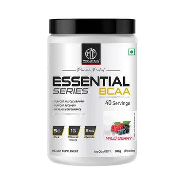 Muscle Trail Essential Series BCAA Powder Wild Berry