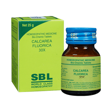 SBL Calcarea Fluorica Biochemic Tablet 30X