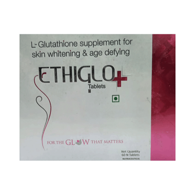 Ethiglo + L-Glutathione Tablets For Skin Health