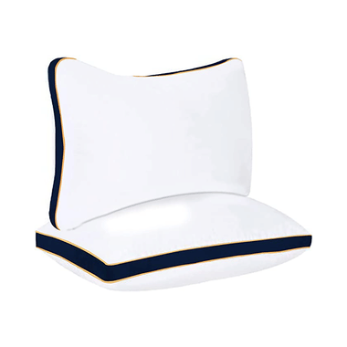 Sleepsia Microfiber Bed Pillow For Sleeping Blue