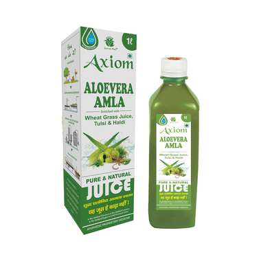 Axiom Aloevera Amla Juice | For Weight Management & Blood Purification | No Added Sugar Juice No Added Sugar