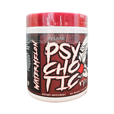 Insane Labz Psychotic Infused Pre-Workout Power House Powder Watermelon