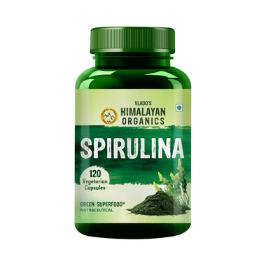 Vlado's Himalayan Organics Spirulina Vegetarian Capsule