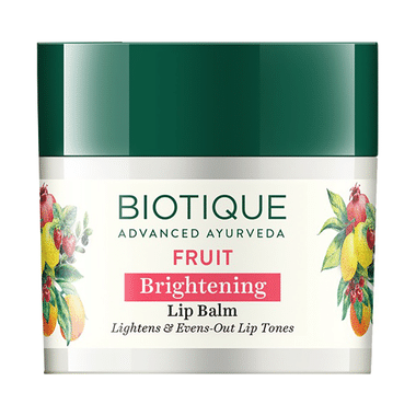 Biotique Fruit Lip Brightening Balm | Brightens & Evens Out Lip Tone