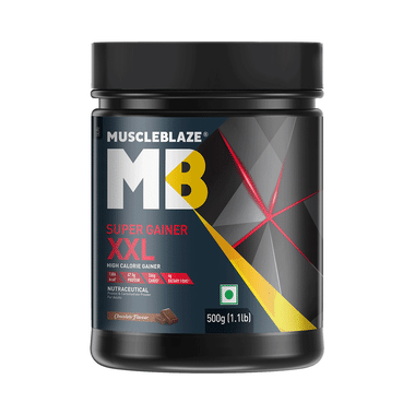 MuscleBlaze Super Gainer XXL For Muscle Growth | No Added Sugar | Chocolate