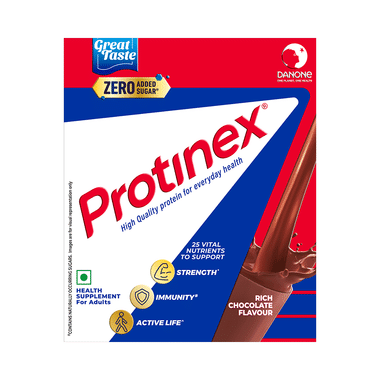 Protinex High Quality Protein | Nutritional Drink For Immunity & Strength | Rich Chocolate Zero Added Sugar