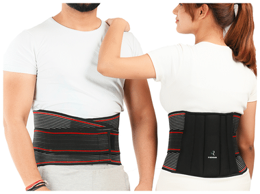 SandPuppy Backbrace Contoured - Back Belt For Back Pain ( Small ) | Back  Pain Belt For Women | Back Pain Belt For Men | Lumbar Support Belt | Rigid