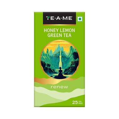 TE-A-ME Natural Green Teas (1.5gm Each) Honey Lemon Renew