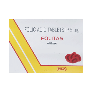 Folitas Folic Acid 5mg Tablet