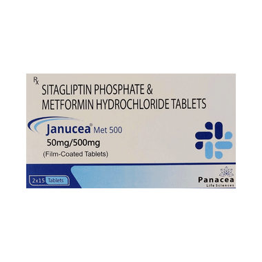 Janucea Met 50mg/500mg Tablet