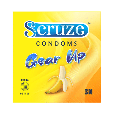 Scruze Condom Extra Dotted Gear Up