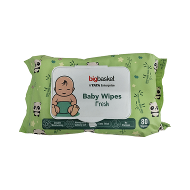 Big Basket Baby Wipes (80 Wipes)