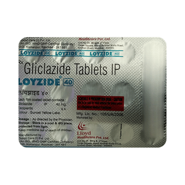 Loyzide 40mg Tablet