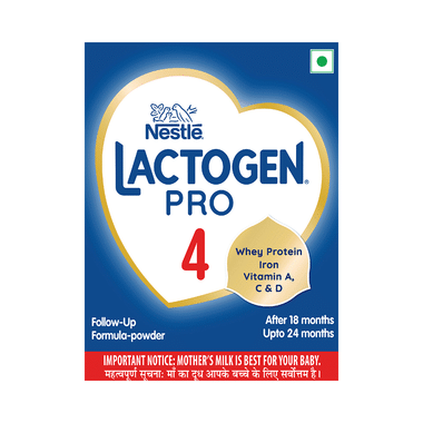 Nestle Lactogen Pro 4, Follow-Up Formula Powder, After 18 Months Up To 24 Months | Powder Refill