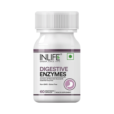 Inlife Digestive Enzymes For Healthy Digestion | Vegetarian Capsule