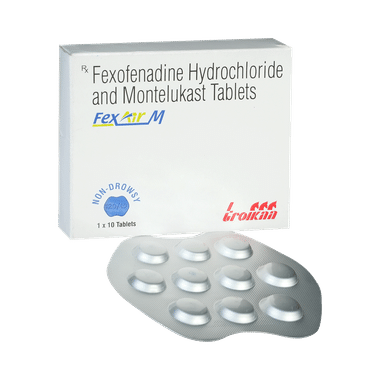 Fexair M 10mg/120mg Tablet