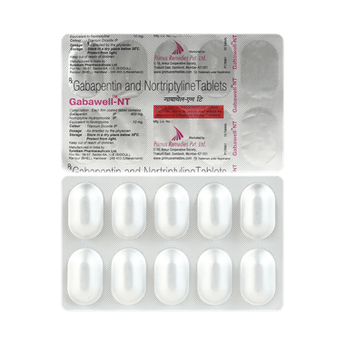 Gabawell NT  400mg/10mg Tablet