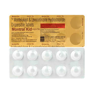 Montral Kid 2.5 mg/4 mg Tablet