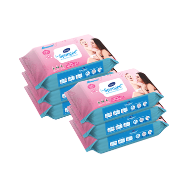 Dignity Spongee Soft And Smooth Baby Cleansing Wipes (72 Each)