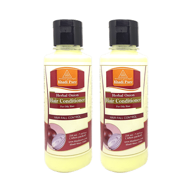 Khadi Pure Herbal Onion Hair Conditioner (210ml Each)