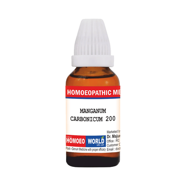 Dr. Majumder Homeo World Manganum Carbonicum Dilution (30ml Each) 200
