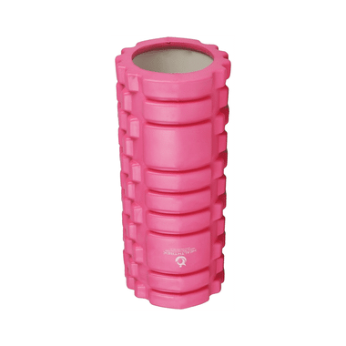 Healthtrek Yoga Foam Roller For Trigger Points (33 CM) Pink
