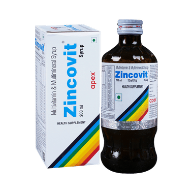 Zincovit Multivitamin & Multimineral Syrup | Helps Build Immunity