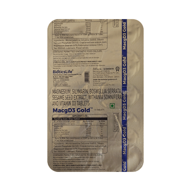BioticsLife MacgD3 Gold Tablet