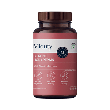 Miduty Betain HCL + Pepsin Capsule