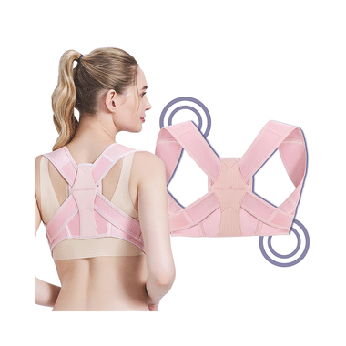 HealthSense PC-850 Premium Back Support Belt L-XL Pink