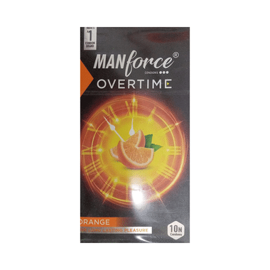 Manforce Overtime Condom | Flavour Orange