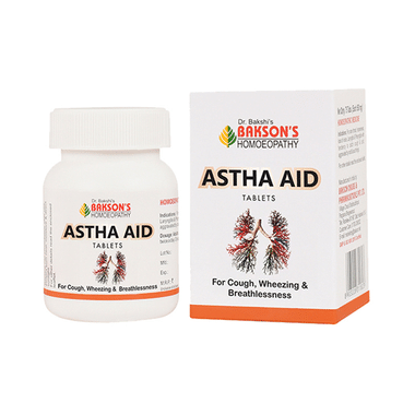 Bakson's Homeopathy Astha Aid Tablet