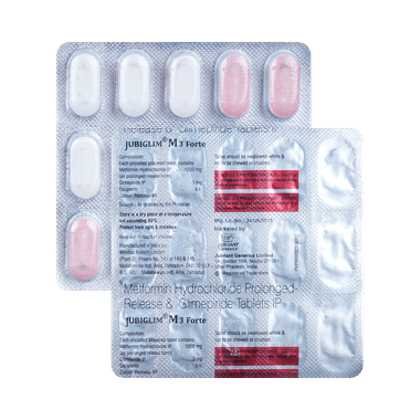 Jubiglim M Forte 3mg/1000mg Tablet PR