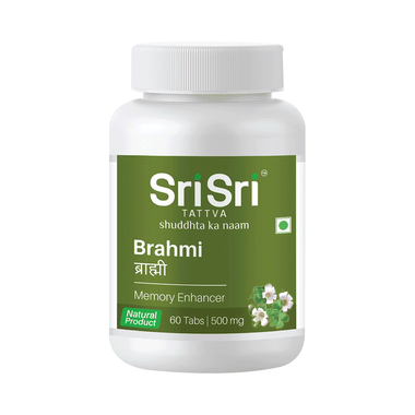 Sri Sri Tattva Brahmi 500mg Tablet | Helps Support Memory & Brain Health