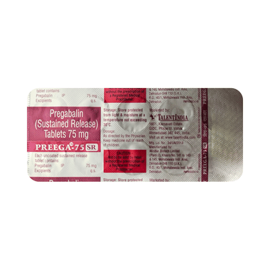 Preega 75 SR Tablet