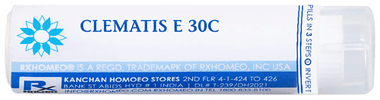 Rxhomeo Clematis Erecta Pellets 30C Rxhomeo Clematis Erecta Pellets 30C