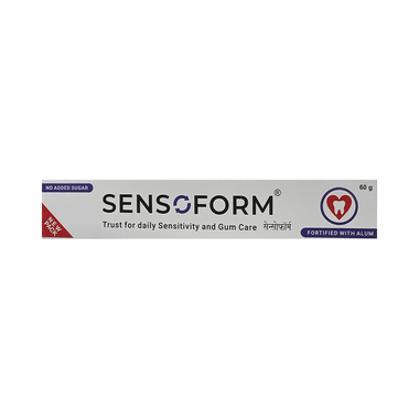 Sensoform Medicated Dental Cream With 10% Strontium Chloride | For Sensitive Teeth & Gums