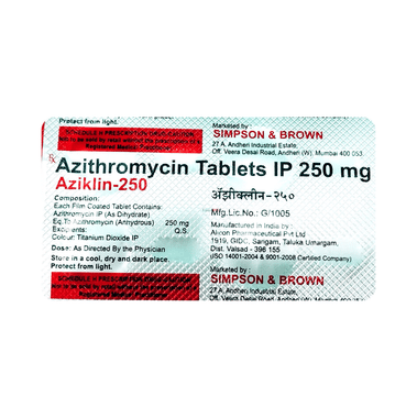 Aziklin 250mg Tablet