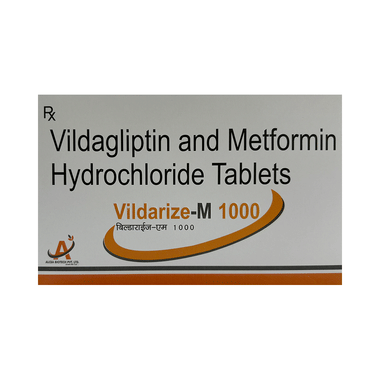 Vildarize M 1000mg/50mg Tablet
