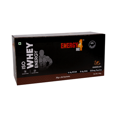 Energy4Me Iso Whey Protein Chocolate Sachet (35gm Each)