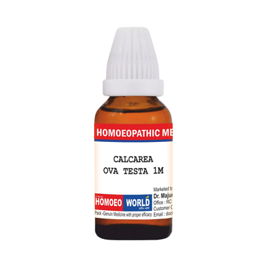 Dr. Majumder Homeo World Calcarea Ova Testa Dilution(30ml Each) 1M