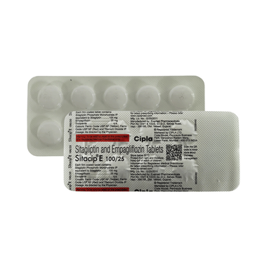 SitaCIP E 25mg/100mg Tablet