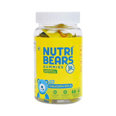 NutriBears Calcium+Vit D Complete Bone Support Gummies