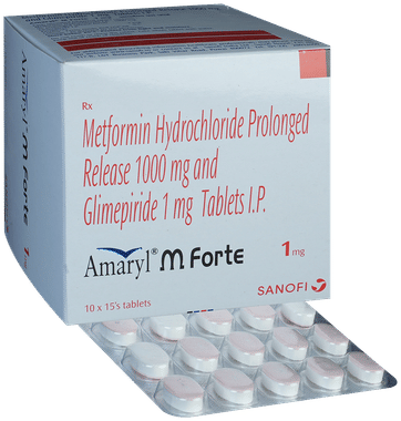 Amaryl M Forte 1mg Tablet PR Amaryl M Forte 1mg Tablet PR