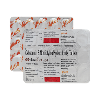 GabaPAX NT 400mg/10mg Tablet